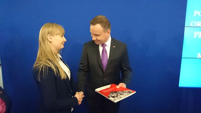 Spotkanie z Prezydentem RP Andrzejem Dudą i jego małżonką