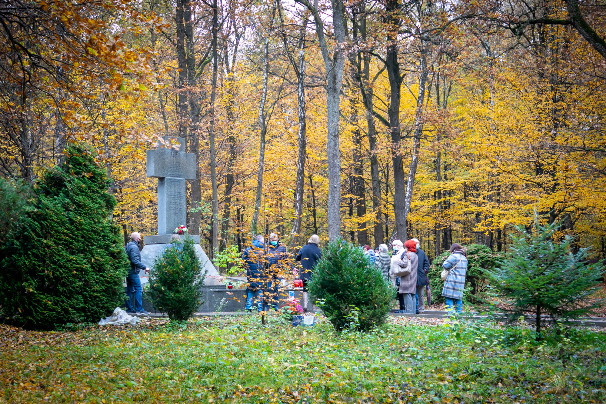 79. rocznicy egzekucji przedstawicieli polskiej inteligencji w Czarnym Lesie